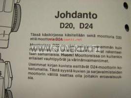 Volvo Huoltokäsikirja osa 2 (2-21) Korjaus ja huolto Moottorin korjaus  D 20, D 24, 1979- -korjaamokirjasarjan osa