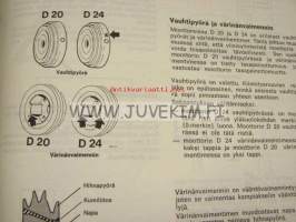 Volvo Huoltokäsikirja osa 2 (23-29) Korjaus ja huolto Moottorit  D20, D24 240 1979- -korjaamokirjasarjan osa