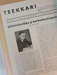 Teekkari 2, 1941. TY:n osakuntalehti