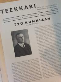 Teekkari 3, 1941. TY:n osakuntalehti