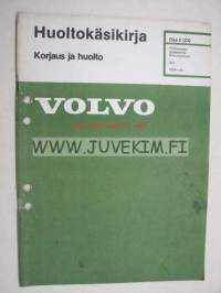 Volvo Huoltokäsikirja osa 2 (23) Korjaus ja huolto Polttonestejärjestelmä B14-moottorit 343 1979-19.. -korjaamokirjasarjan osa