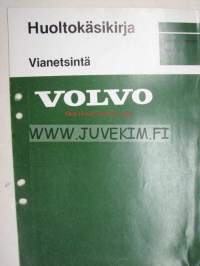 Volvo Huoltokäsikirja Vianetsintä Osa 9 (92) Pysäköintilämmitin Volvo 300 -korjaamokirjasarjan osa