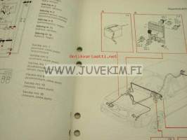 Volvo Huoltokäsikirja Vianetsintä Osa 3 (39) Sähkökytkentäkaaviot 340 1981 + täydennykset 1980 -korjaamokirjasarjan osa