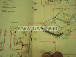 Volvo Huoltokäsikirja Vianetsintä Osa 3 (39) Sähkökytkentäkaaviot 340 täydennys 1982 -korjaamokirjasarjan osa