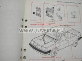 Volvo Huoltokäsikirja Vianetsintä Osa 3 (39) Sähkökytkentäkaaviot 340 täydennys 1982 -korjaamokirjasarjan osa