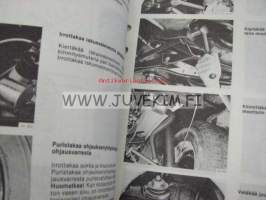 Volvo Huoltokäsikirja Korjaus ja huolto Osa 7 Jousitus, vaimentimet ja pyörät 340 1976-19.. -korjaamokirjasarjan osa