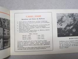 Välkommen till det soliga Spanien - (Otto) Kumenius Rese Service 1958 -tunnetun suomalaisen vastavakoilupäällikön hotelli- / matkaesite