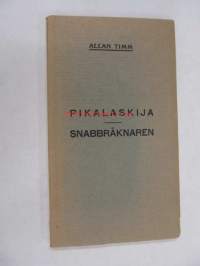 Pikalaskija / Snabbräknaren -Englannin, Venäjän ja metrijärjestelmän paino-, mitta- ja hintasuhteet toisiinsa verrattuna