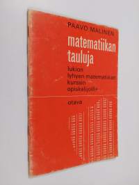 Matematiikan tauluja lukion lyhyen matematiikan kurssin opiskelijoille