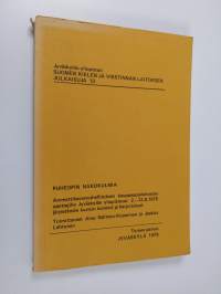 Puheopin näkökulmia - ammattikasvatushallituksen kauppaoppilaitosten opettajille Jyväskylän yliopistossa 2. - 13.8.1976 järjestämän puheopin kurssin luennot ja ha...