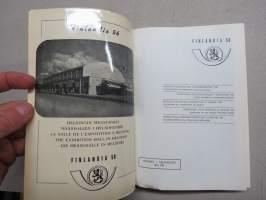 Finlandia 56 - Helsinki - Helsingfors 1956 - International Stamp Exhibition  - Kansainvälinen postimerkkinäyttely -näyttelykirja