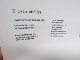 Suomen postimerkkien käsikirja I-VI, ilmestynyt vv. 1967-72, kansioversio