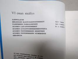 Suomen postimerkkien käsikirja I-VI, ilmestynyt vv. 1967-72, kansioversio