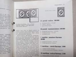 Suomen postimerkkien käsikirja I-VI, ilmestynyt vv. 1967-72, kansioversio