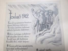 Joulurauha 1942, Arvi A. Karisto joululehti, Ester Ståhlberg, Toini Ojanperä, Jussi Kukkonen, Helmi Krohn,  Kaisa Meri, Piirteitä amerikansuomalaisten joulunvietosta