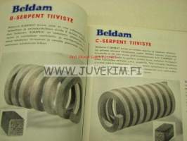 Beldam tiivisteet -tuoteluettelo
