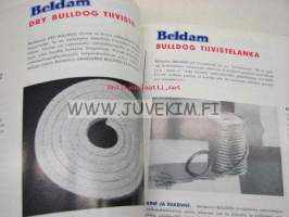 Beldam tiivisteet -tuoteluettelo
