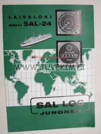 SAL LOG Jungner SAL-24 laivaloki -käyttöohjekirja 