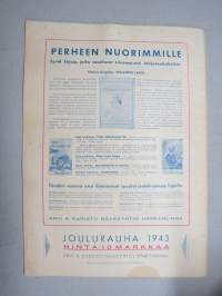 Joulurauha 1943, Arvi A. Karisto joululehti, Martta Haatanen, Elsa Heporauta, Wäinö Kolkkala, Kaisa Meri, ym.