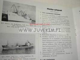 SAL LOG Jungner SAL-24 laivaloki -käyttöohjekirja 