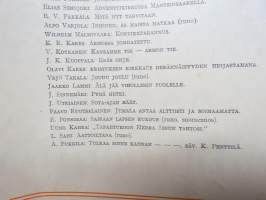 Herättäjän Talvikynttilät 1941 - Heränneen kansan joululehti, Elias Simojoki - Joulukirkossa Mantsinsaarella, K.R. Kares, J.K. Kuoppala, Jaakko Lammi, J. Sinnemäki