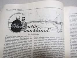 Säästäjän Joulu 1933 -joulunumero, Kansikuvitus Doris Lindh, Heikki Asunta, Thomas alva Edison, Dagapajun vaurastuminen, Tulipalo Nukkelassa, Nille Mesiläinen, ym.