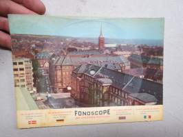 Fonoscope &quot;Lazzarella&quot; -äänilevypostikortti 45 rpm postcard record