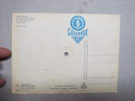 Colorvox -äänilevypostikortti 45 rpm postcard record