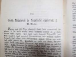 Eesti Kirjameeste Seltsi Aastaraamat 1881 -Eestin Kirjallisuuden Seuran vuosikirja