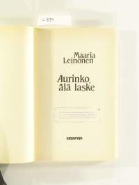 Aurinko, älä laske