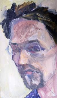 Tuntematon taiteilija, itse  öljyvärimaalaus kankaalle, 43x26  cm kehystämätön