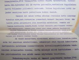 Piirteitä Jouhkolan Hovin historiasta - esitelmä, pitänyt Eino Sormunen, 29.9.1917 maamiesjuhlassa, Jouhkola - kartano, Tohmajärvi