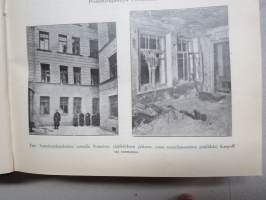 Helsingin Kaiku 1910 sidottu vuiosikerta, erittäin monipuoset artikkelit ja runsas kuvitus, paljon mainoksia