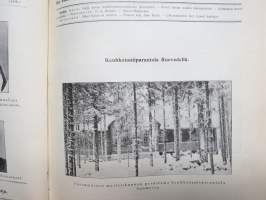 Helsingin Kaiku 1910 sidottu vuiosikerta, erittäin monipuoset artikkelit ja runsas kuvitus, paljon mainoksia