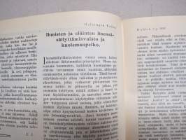 Helsingin Kaiku 1910 sidottu vuiosikerta, erittäin monipuoset artikkelit ja runsas kuvitus, paljon mainoksia