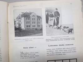 Helsingin Kaiku 1910 sidottu vuiosikerta, erittäin monipuoset artikkelit ja runsas kuvitus, paljon mainoksia