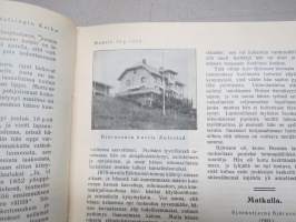 Helsingin Kaiku 1910 sidottu vuiosikerta, erittäin monipuoset artikkelit ja runsas kuvitus, paljon mainoksia