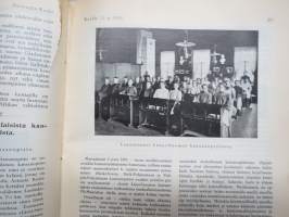 Helsingin Kaiku 1910 sidottu vuiosikerta, erittäin monipuoset artikkelit ja runsas kuvitus, paljon mainoksia