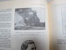 Helsingin Kaiku 1910 sidottu vuiosikerta, erittäin monipuoset artikkelit ja runsas kuvitus, paljon mainoksia