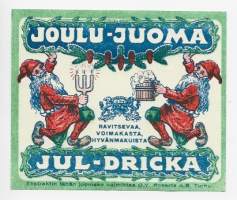 Joulu-Juoma  - juomaetiketti