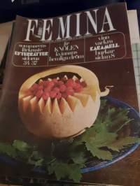 Femina 27/1964 5 juli sommarens läckraste efterrätter, är knölen kvinnans hemliga dröm, vinn vackra karamell burkar