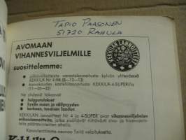Vihannesviljely avomaalla - Puutarhaliiton opaskirjoja nr 20