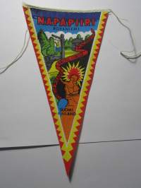 Napapiiri Rovaniemi -matkailuviiri, pikkukoko / souvenier pennant