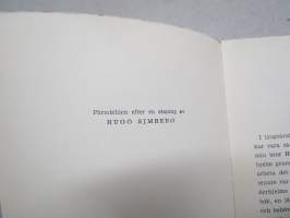 Original (Guido Simbergin muistelmia, kannen kuvitus &quot;Pärmbild efter en etsning av Hugo Simberg)