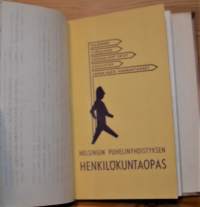 HPY Tariffit 1955-66 Säännöt 1962 Huoltokonttorin säännöt Henkilök. Opas