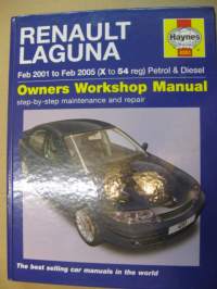 Renault Laguna Petrol &amp; Diesel Owners Workshop Manual - Haynes technical guide for Laguna from 2001 to 2005