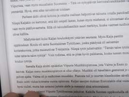 Rakas Kaijani - Elämää viipurilaisen pianistin rinnalla - Kaija &amp; Veikko Kakkuri elämäkerta, suurelta osin myös sotakuvausta -omakustanne