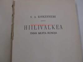 Hiilivalkea ynnä muita runoja