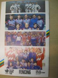 24th Olympic Games Seoul 1988 - The USSR Oympic team - Fencing