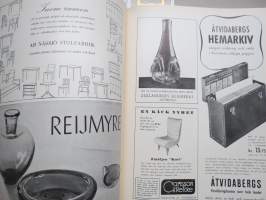 Form - Svenska Slöjdföreningens tidskrift 1947 årgång - möbler, konst, arkitektur, inredning, glass mm. -sisältää mm. artikkelin &quot;Program och Form&quot; Alvar Aalto
